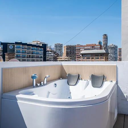 Penthouse Cervantes Sea View Levante Beach Benidorm Exterior photo