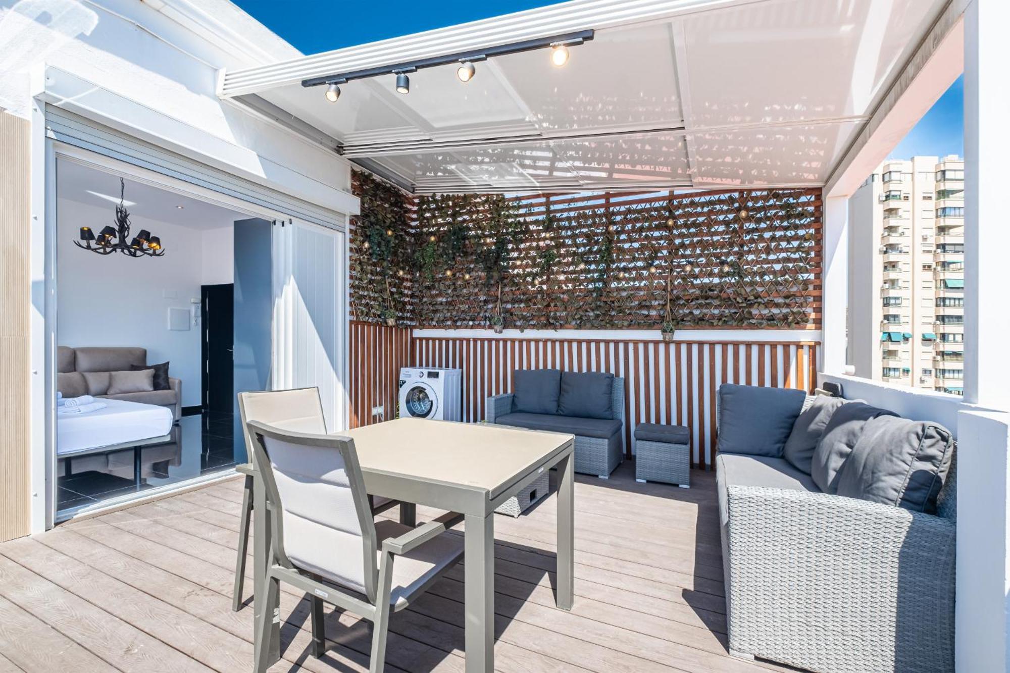 Penthouse Cervantes Sea View Levante Appartement *